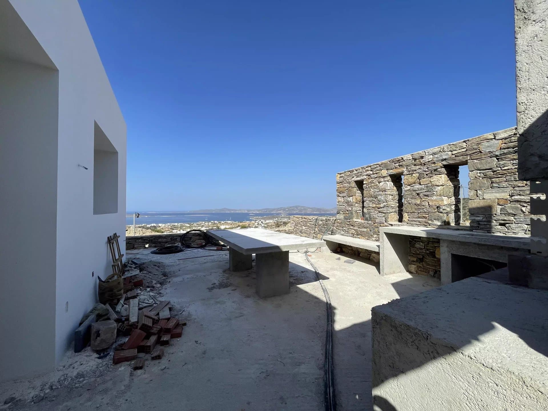 Elegant Stone Estate with Sea View – Agkairia, Paros - Image 5