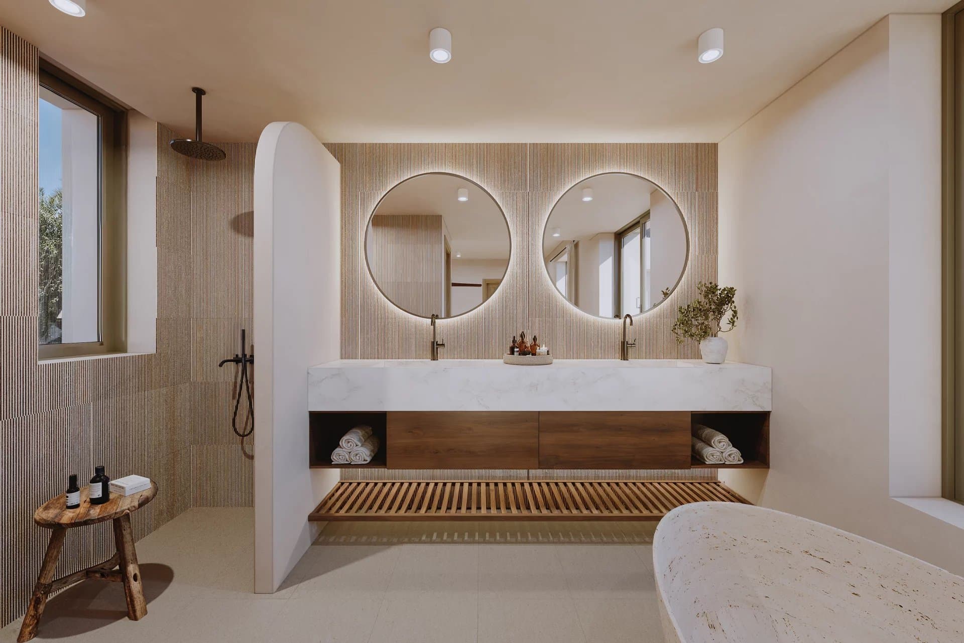 Elegant Stone Estate with Sea View – Agkairia, Paros - Image 19