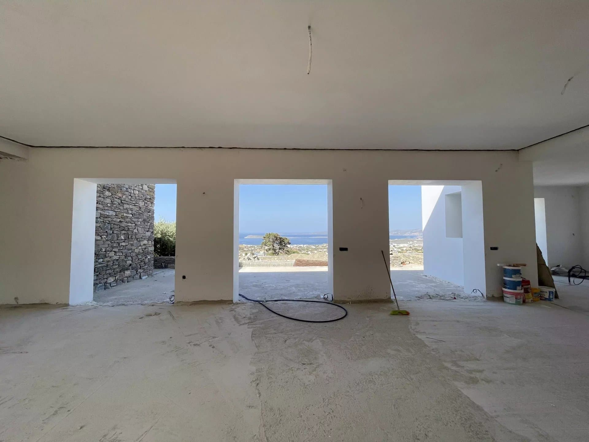 Elegant Stone Estate with Sea View – Agkairia, Paros - Image 6