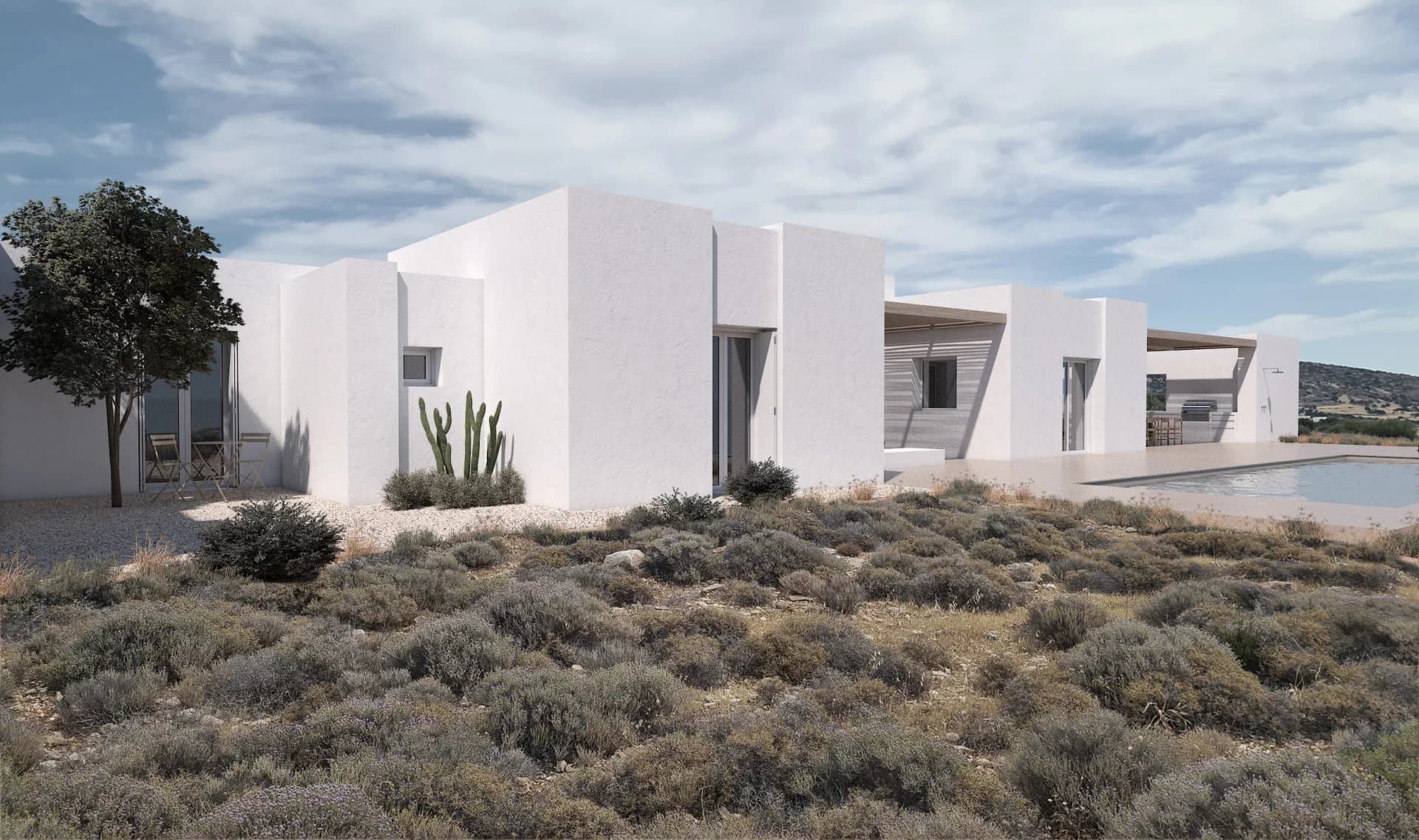 Facing a Horizon Preserved Forever – Sea-View Estate with Approved Permit and Panoramic Aegean Views, Aspro Chorio, Paros - Image 6