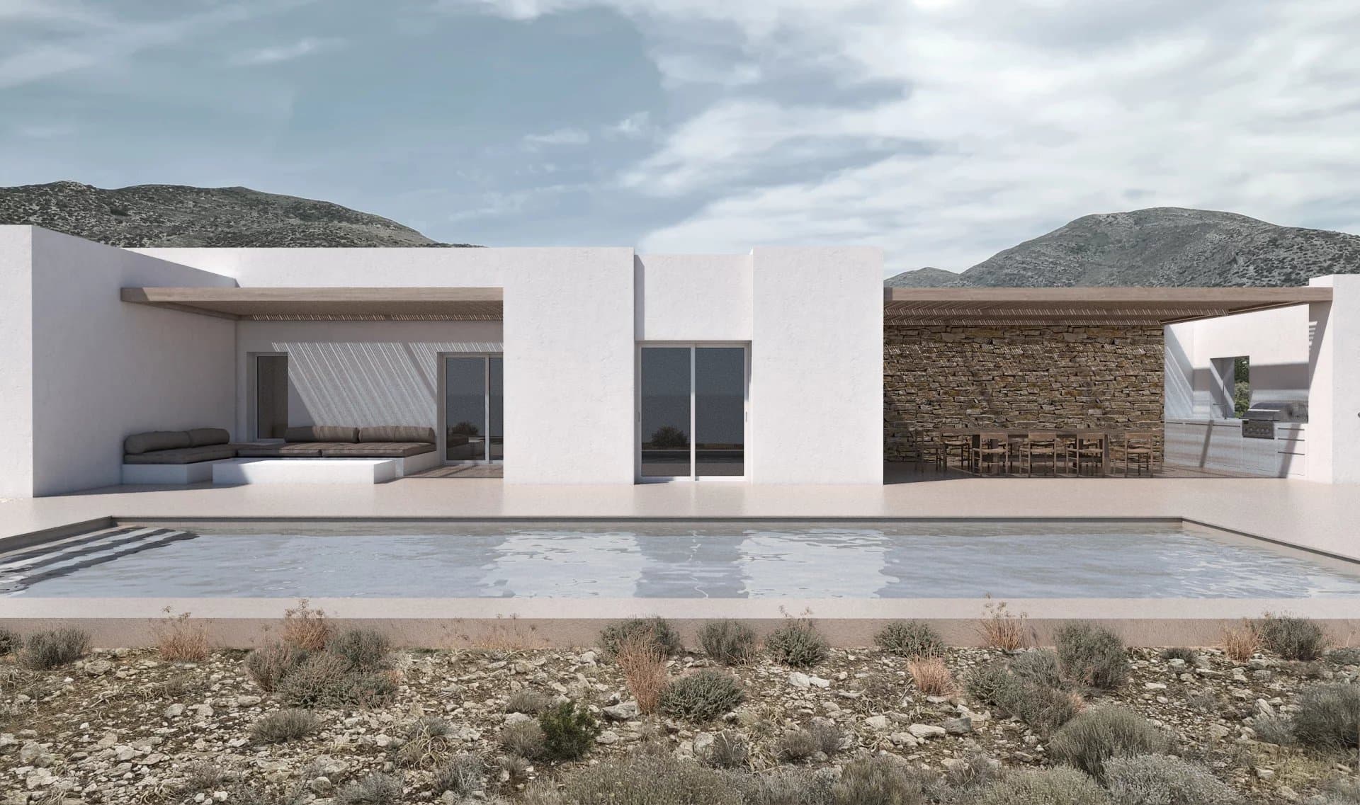 Facing a Horizon Preserved Forever – Sea-View Estate with Approved Permit and Panoramic Aegean Views, Aspro Chorio, Paros - Image 3