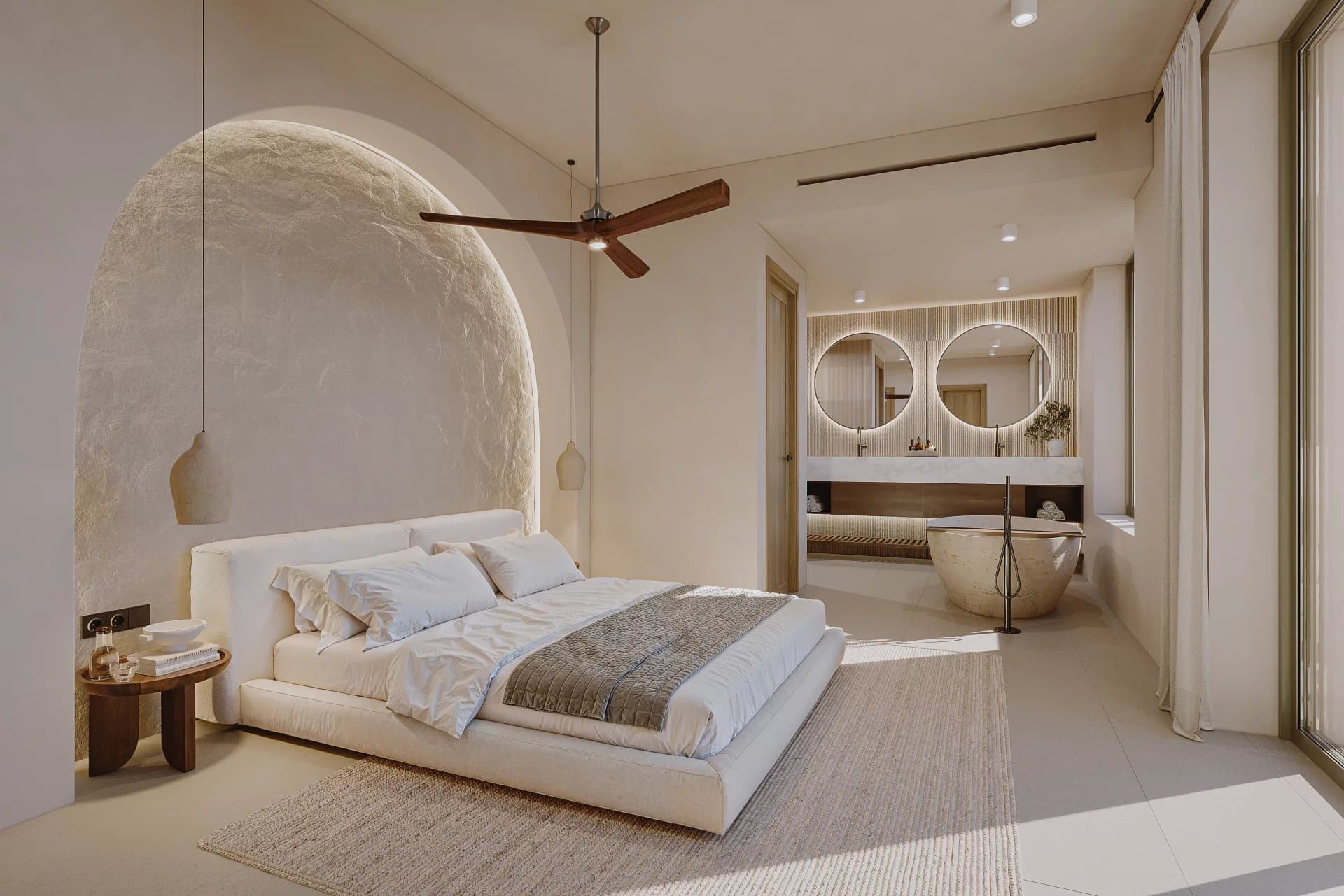 Elegant Stone Estate with Sea View – Agkairia, Paros - Image 20