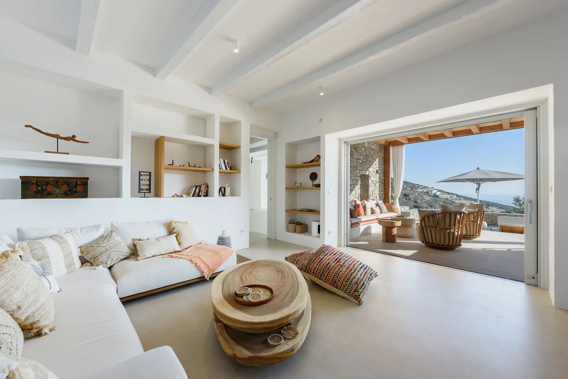 Brand-new luxury villa with pool & sea view – Faragas, Paros - Image 14