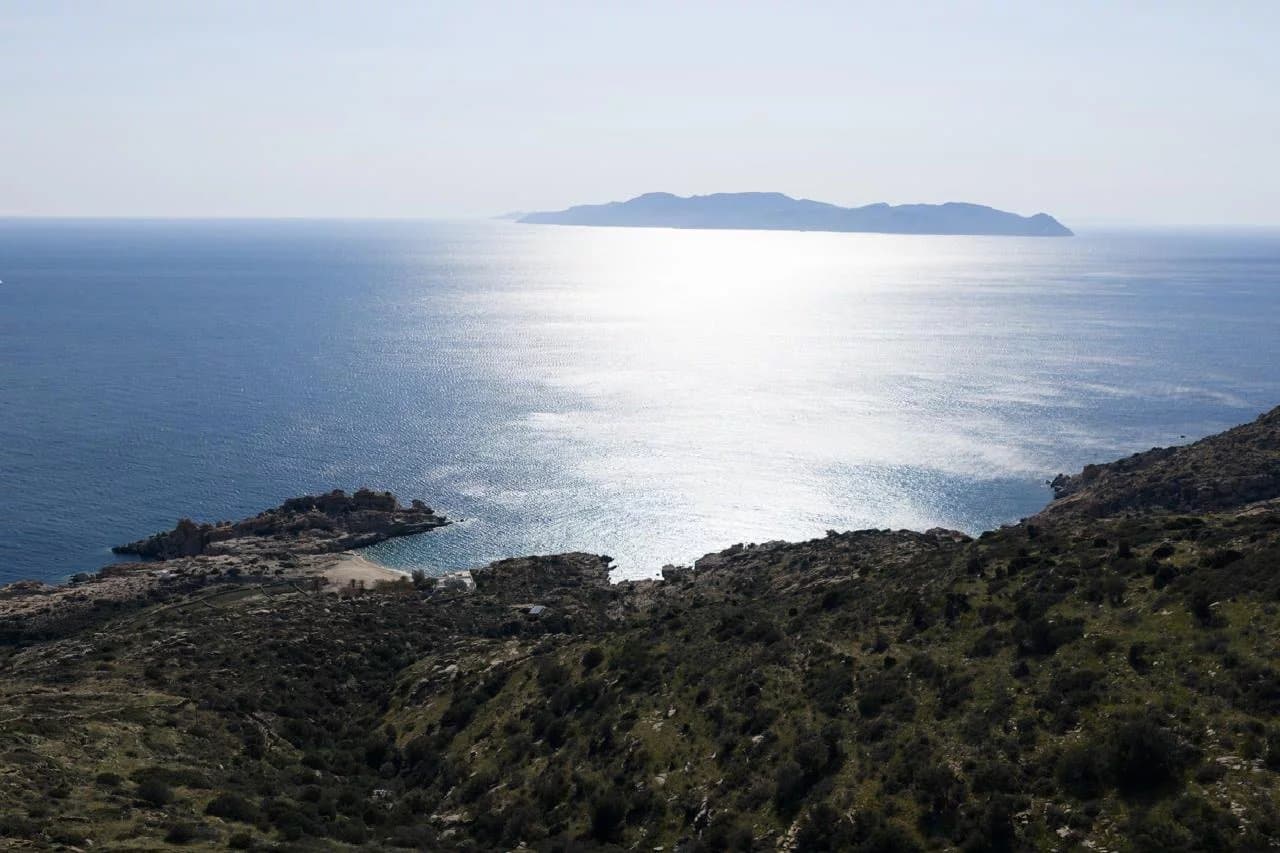 Panoramic Sea View Plot for Sale in Mersini, Ios – Development Opportunity - Image 2