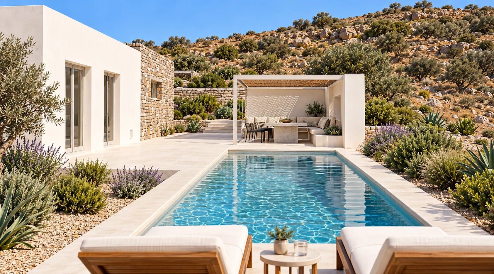 A New Cycladic Estate on the Hills of Agkairia, Paros — Panoramic Views, Contemporary Architecture & Absolute Privacy - Image 1